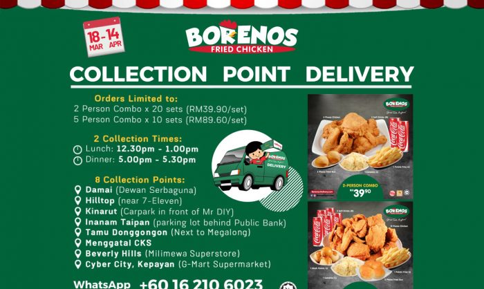 Borenos Collection Point Delivery fight covid19 mco