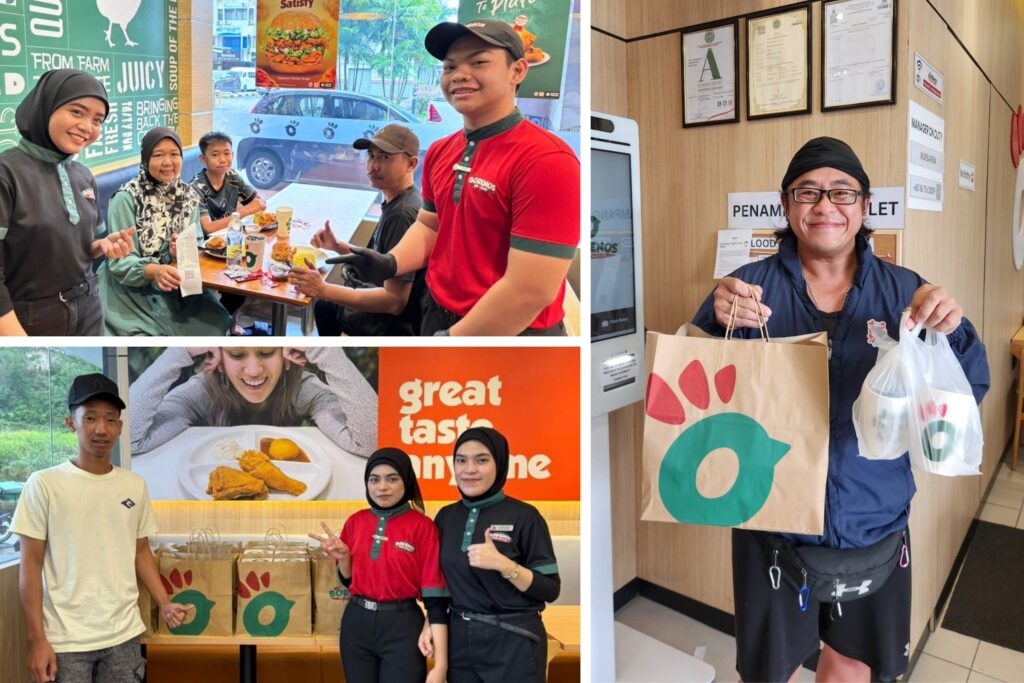 Flood victims claiming their Borenos Flood Care Meal
