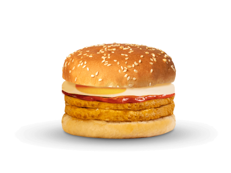 ⁠⁠Double Chicken Egg Burger