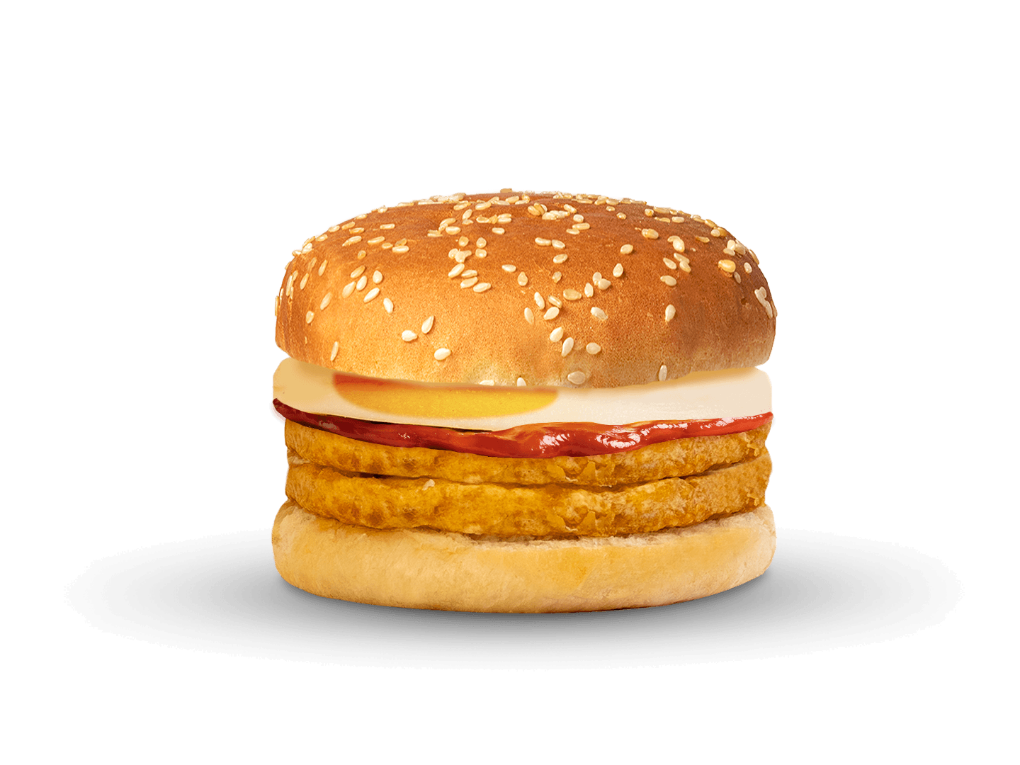Double Chicken Egg Burger