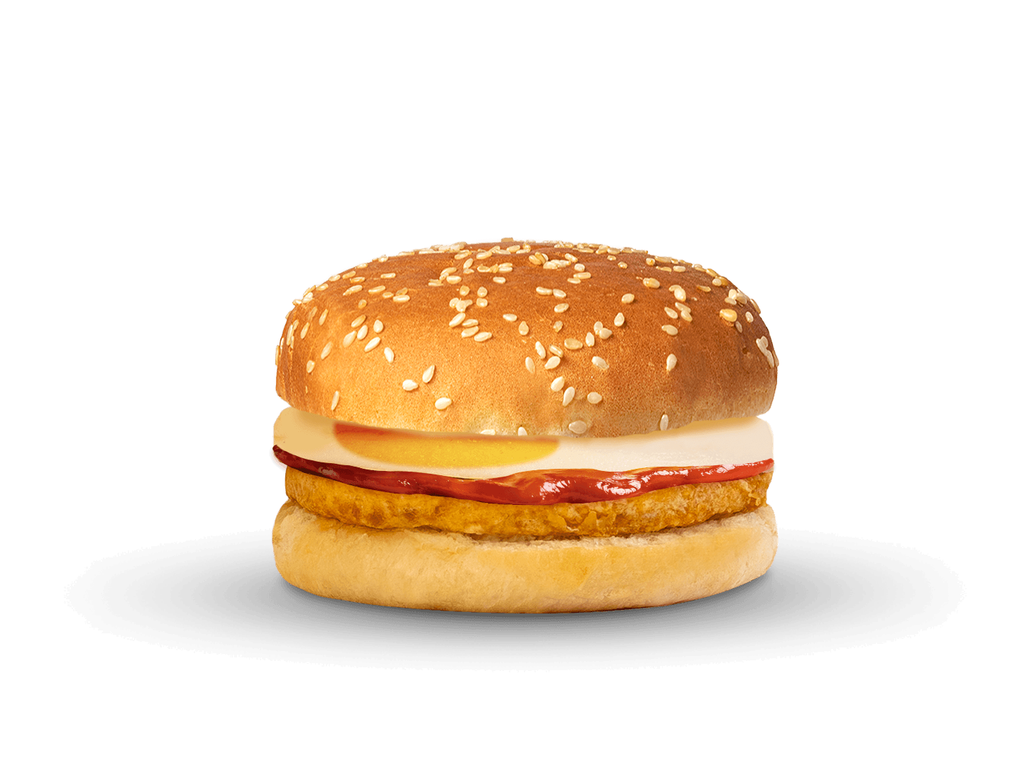 Single Chicken Egg Burger