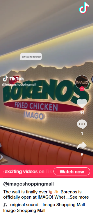 Borenos TikTok video