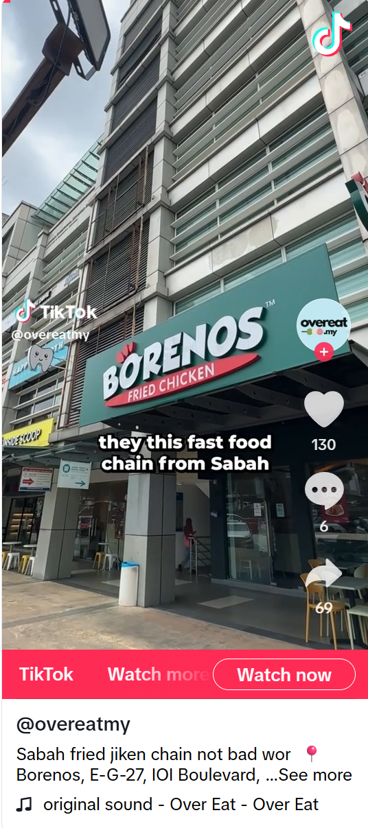 Borenos TikTok video