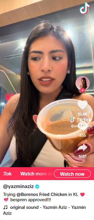 Borenos TikTok video